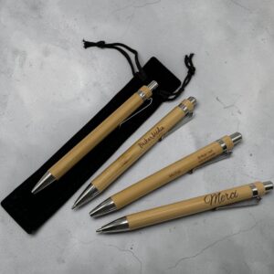 Stylo bambou personnalisé